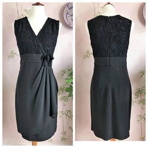 🧳 Custom Made Black Sheath Dress - Size 6-8